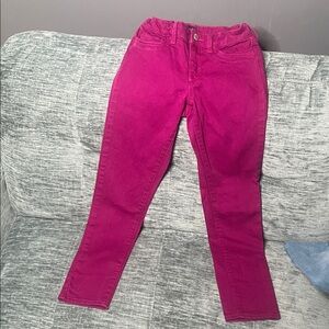 GAP Women's Bright Pink Skinny Jeans